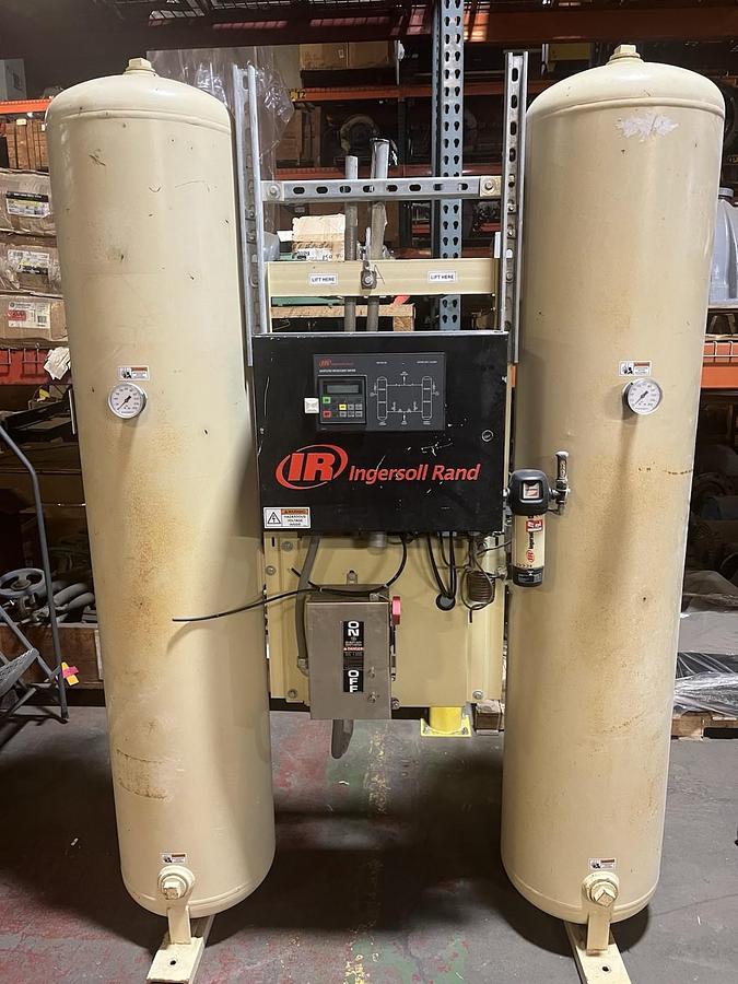 Used INGERSOLL RAND,HL6001HEFA3Z01,DESICCANT DRYER 600CFM NO VALVE ACTUATORS