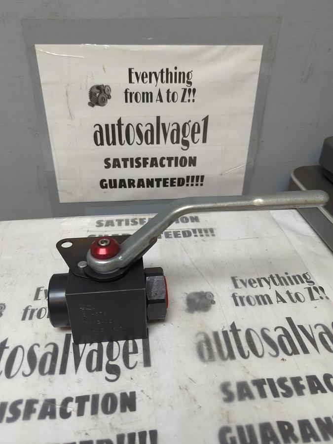 DMIC,BVHO750N,SQUARE BODY HYDRAULIC BALL VALVE 2-WAY 6000 PSI NOS