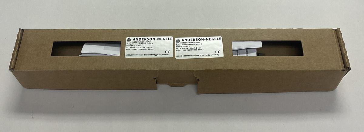 ANDERSON-NEGELE,TFP-162/030/6MM/6MM/MPU,TEMPERATURE SENSOR LOT OF 2 NEW