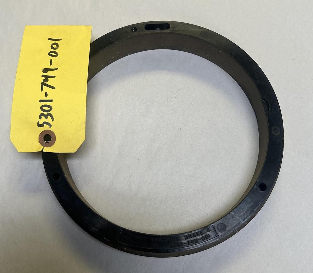 Used WARNER ELECTRIC,5301-749-001,COLLECTOR RING FOR CLUTCH OR BRAKE