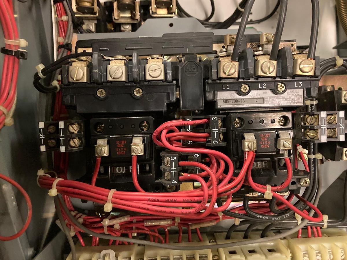 Used Allen-Bradley,2106B,Size 1 MCC 20 Inch Reversing Starter Feeder Bucket