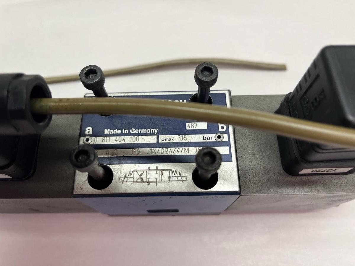 Used BOSCH REXROTH,4WRP-6-E-16S-1X/G24Z4/M-755,SERVO SOLENOID VALVE