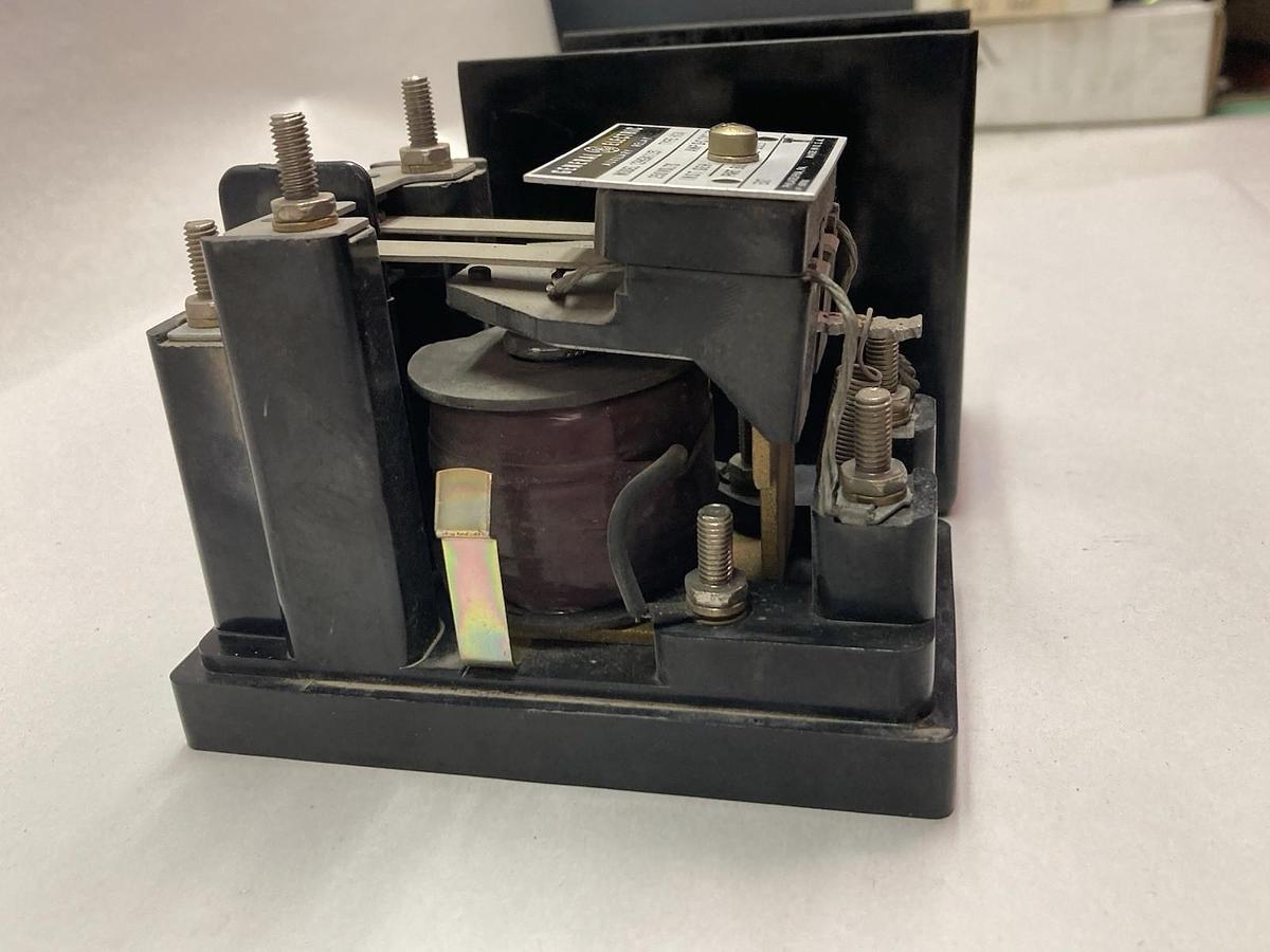 Used General Electric,12HGA11J51,Auxiliary Relay Type HGA 250V Amp D-C- Cycles