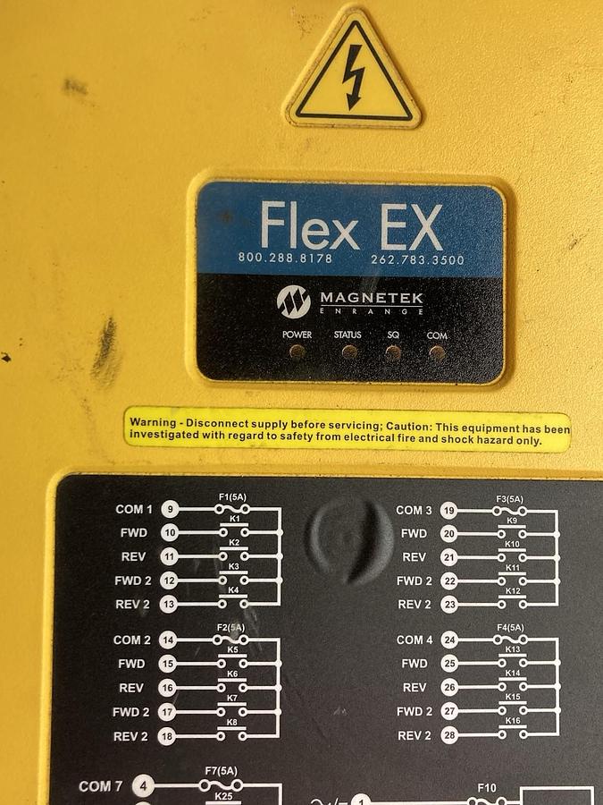 Used Flex EX,Model FLEX 8EX-AB,Reciever Only 110-120Vac 11VA
