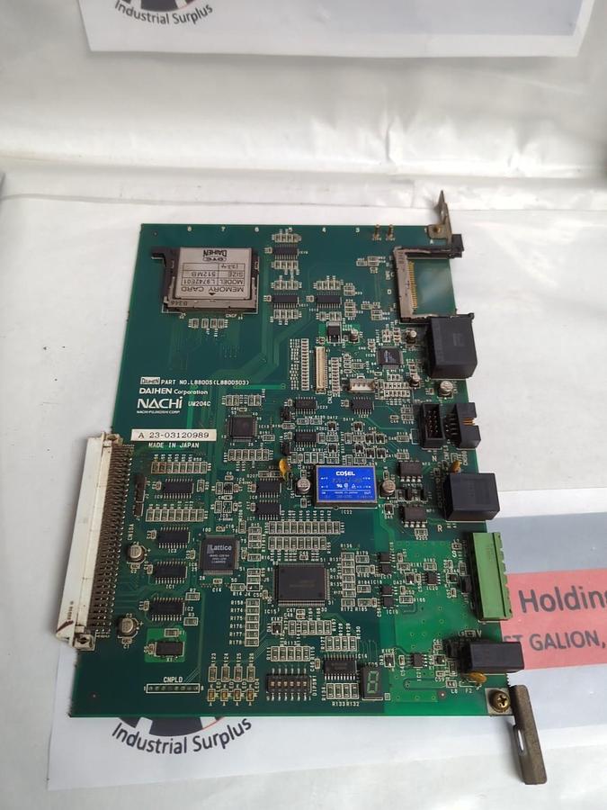 Used NACHI DAIHEN,L88005(L8800S03),CIRCUIT BOARD MEMORY CARD UM204C PRE-OWNED
