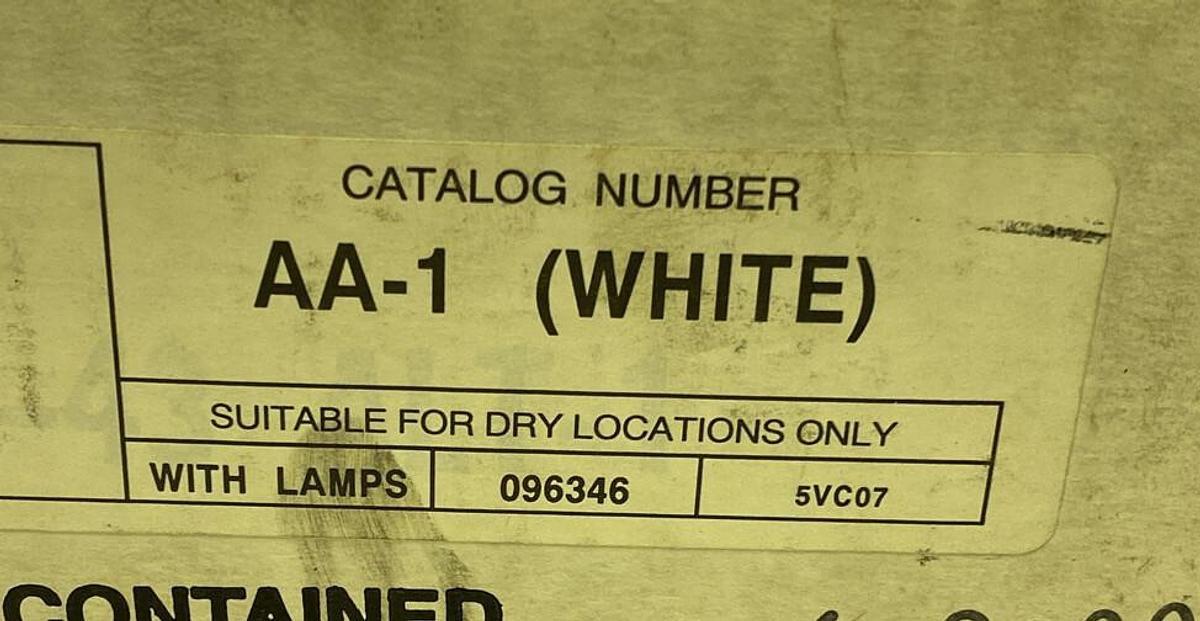 Sure-Lite,AA-1,Emergency Halo Lighting W/ Battery