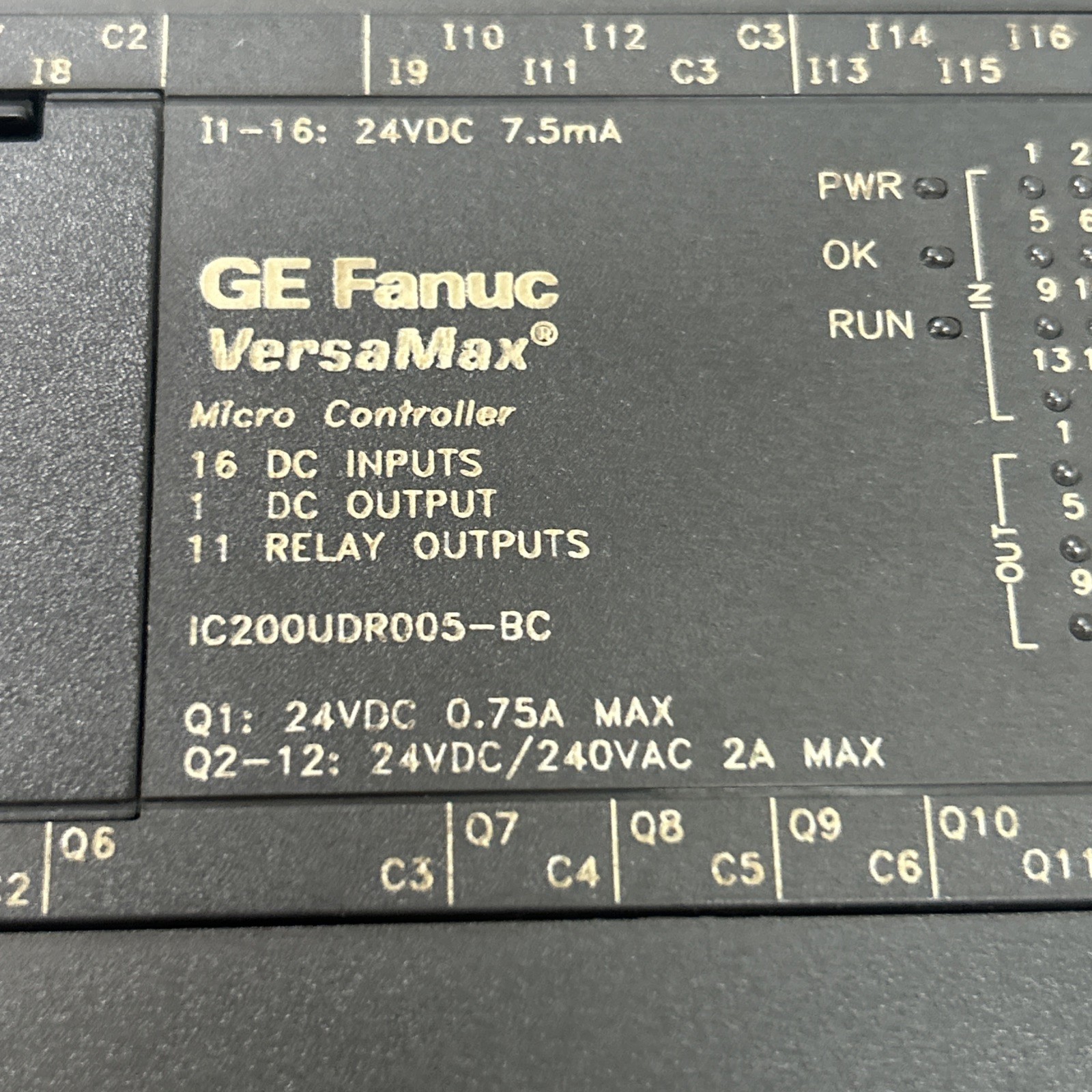 Used GE FANUC,IC2000UDR005-BC,MICRO CONTROLLER
