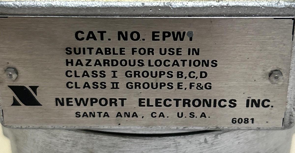Used NEWPORT ELECTRONICS,EPW,ENCLOSURE