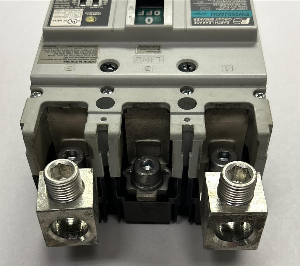 Used FUJI,EW250JAGU,CIRCUIT BREAKER 200A 3P