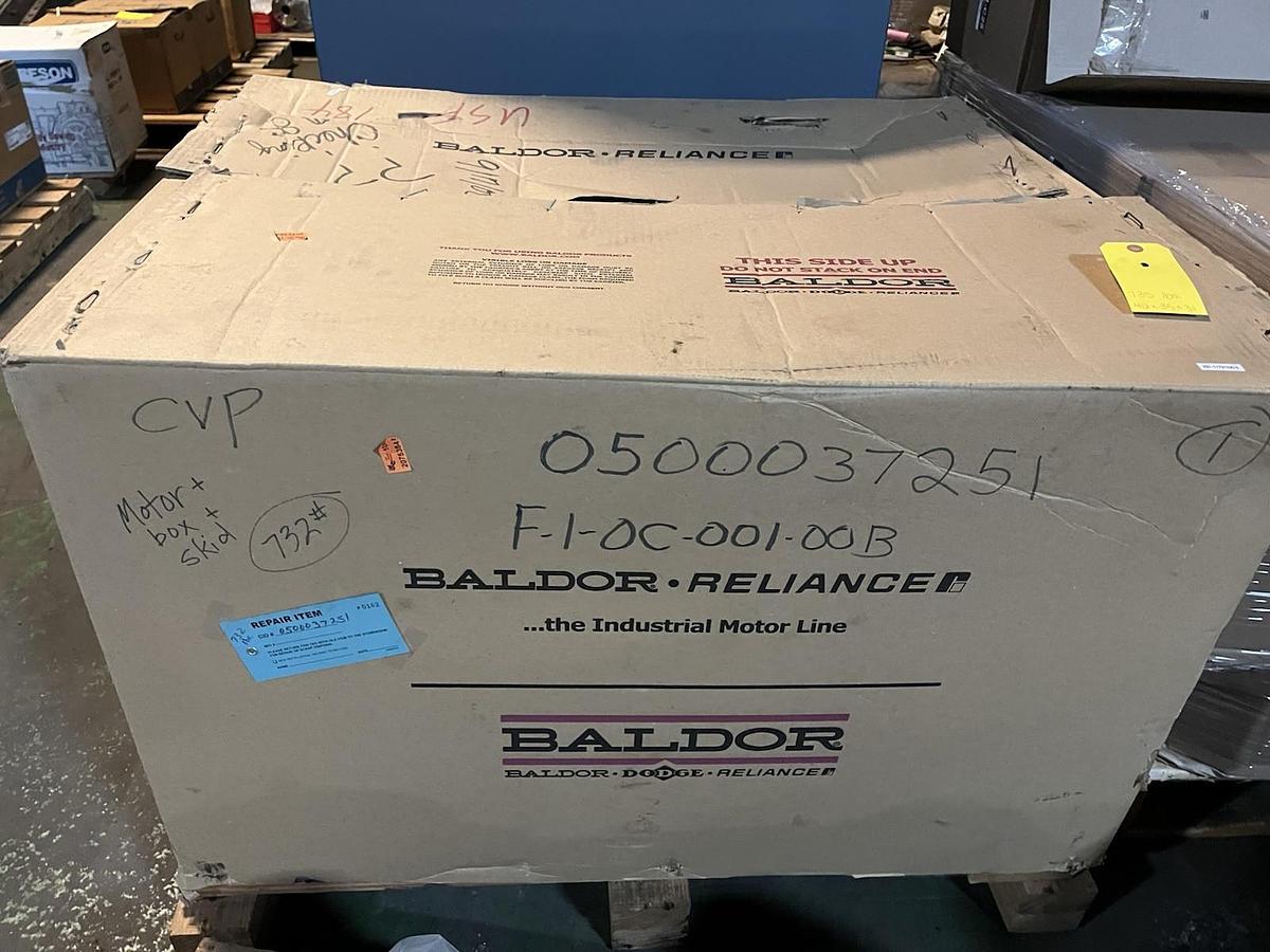 Used BALDOR RELIANCE,B369288-010,E MASTER XT TOUGH MOTOR 40HP 3555RPM 3PH 324HPZ