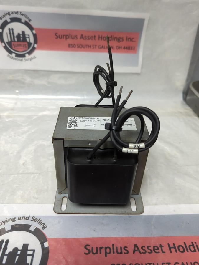 Used GE,9T58K0507G37,TRANSFORMER PRI-480V SEC-120V TYPE IP .300KVA 1 PH PRE-OWNED