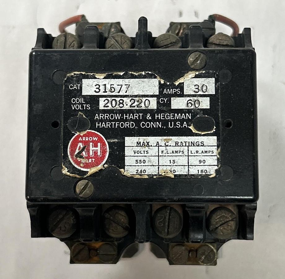 Used ARROW HART,31577,CONTACTOR 30A