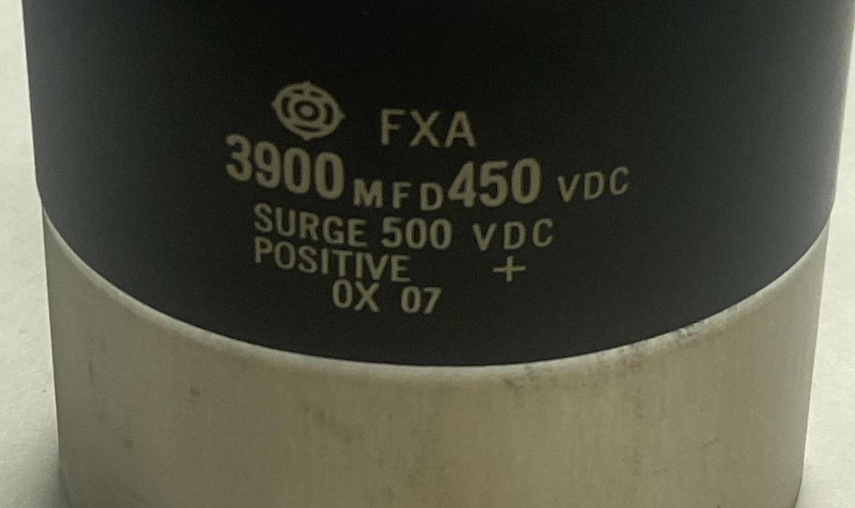 Used FANUC,3900MFD450VDC,CAPACITOR ASSEMBLY