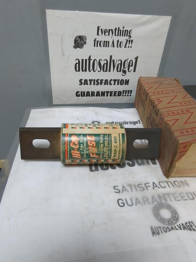 BUSSMANN,KRP-C 601,601 AMP HI-CAP CURRENT LIMITING FUSE NOS