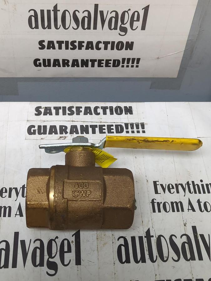 APOLLO,75-107-01,600CWP   1-1/2 INCH NPT LOCKING LEAVER BALL VALVE NOS