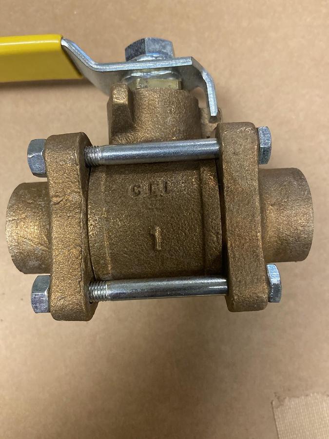 Apollo,600 WOG,1 INCH Sweat Solder Ball Valve Lot of 2