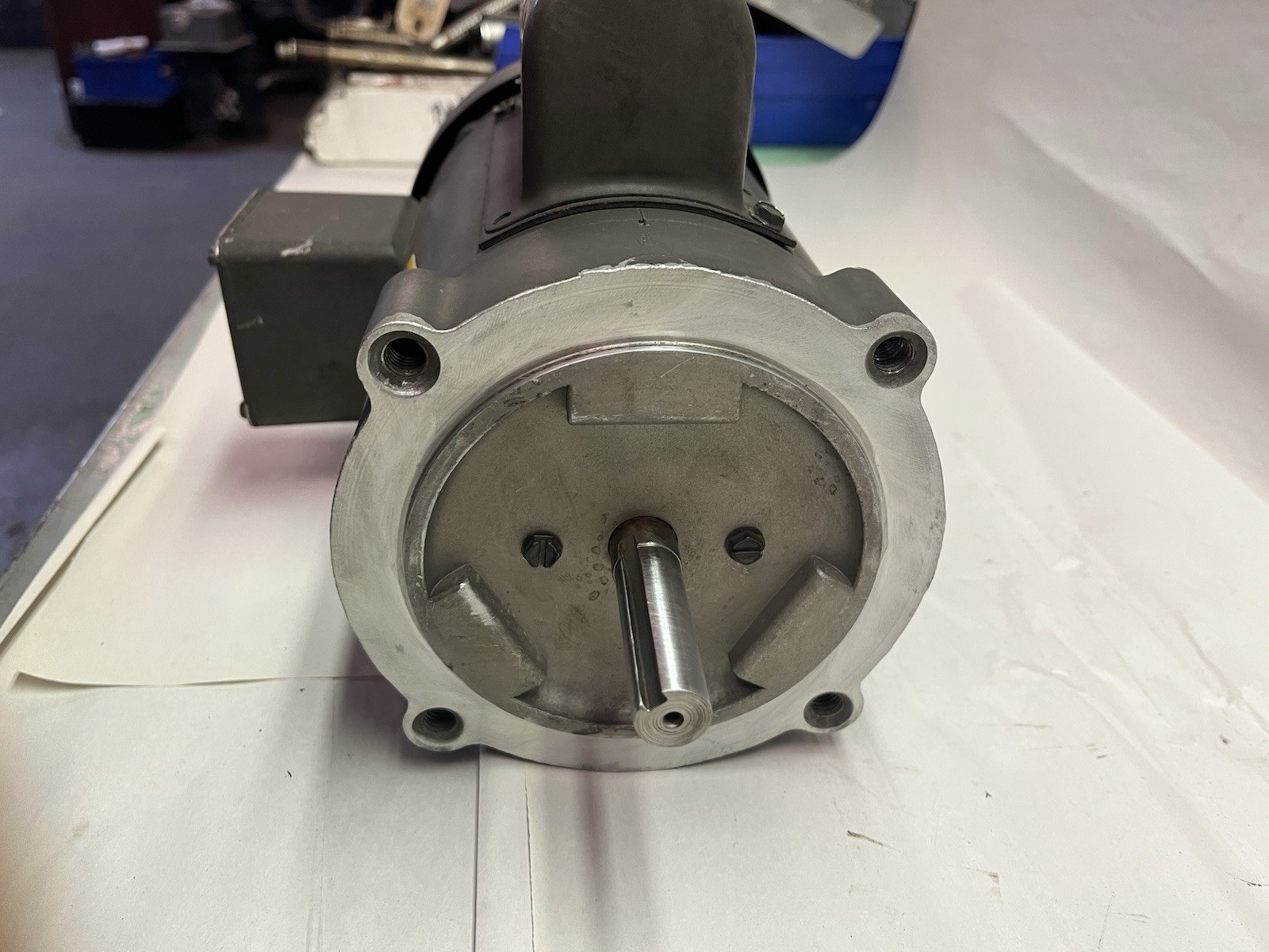 Used BALDOR,VL3506,MOTOR 3/4HP 115/230V 3450RPM 56C 1PH