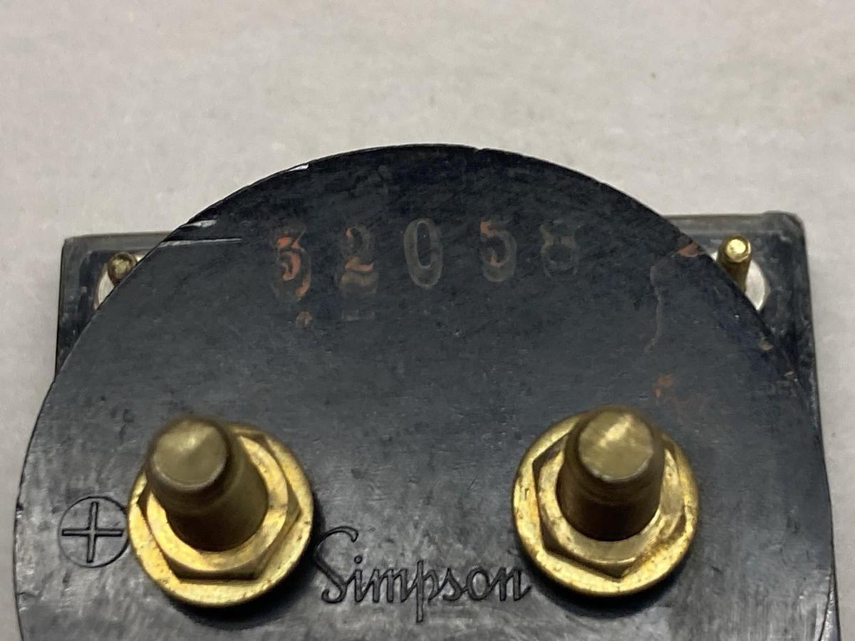 Simpson,0-25DC,Microamperes Panel Meter Gauge Dial Ammeter