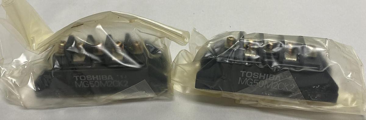 TOSHIBA,MG50M2CK2,POWER SWITCHING MODULE 7-25HP 1000V LOT OF 2 NOS