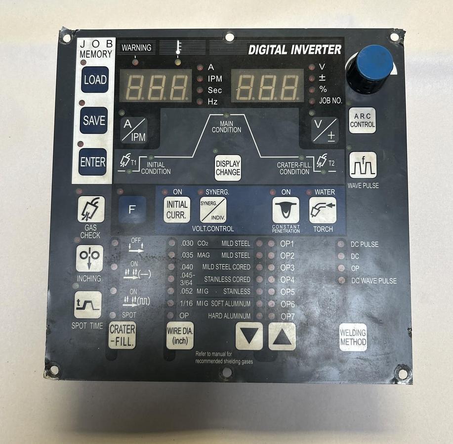 Used DAIHEN,DP400,DIGITAL INVERTER CONTROL PANEL FOR DP400 WELDER