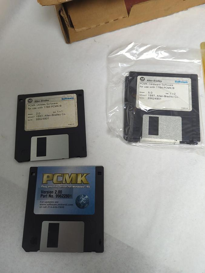 ALLEN BRADLEY,1784PCMC,SERIES B COMMUNICATION CARD-DISC-CABLE BUNDLE NOS
