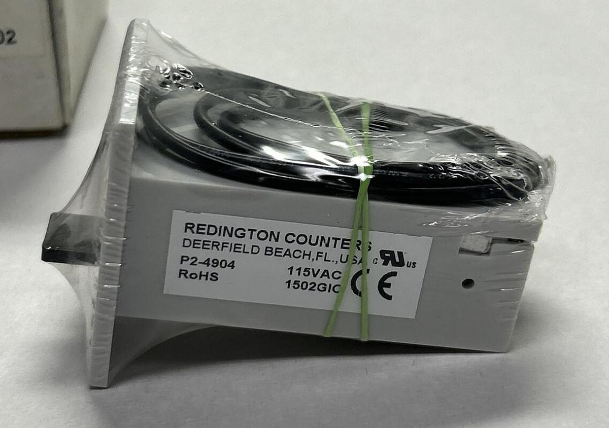 Used REDINGTON COUNTERS,P2-4904,4 DIGIT ELECTROMECHANICAL COUNTER NEW