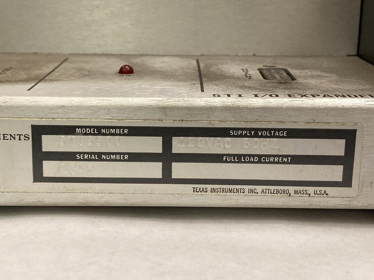 Used Texas Instruments,5TI-5500,Expander 120 VAC  60HZ