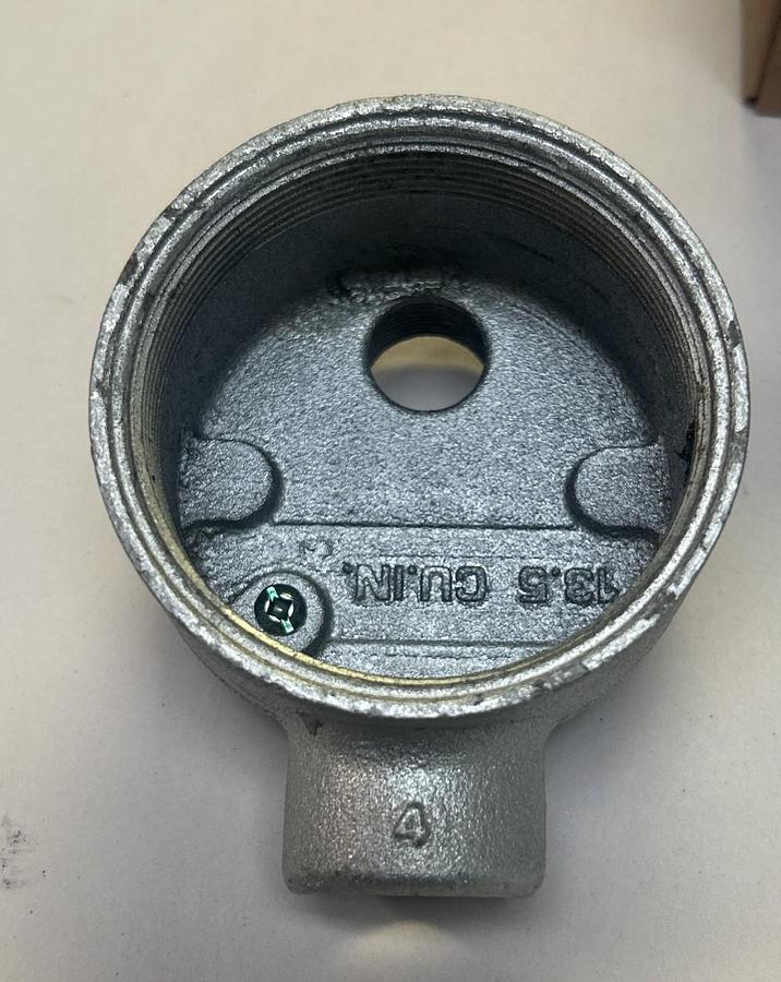 CROUSE HINDERS,GUAB26,CONDUIT OUTLET BOX WITH COVER NOS