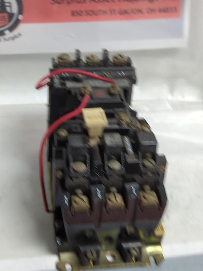 Used ALLEN BRADLEY,509-BOD,SERIES B MOTOR STARTER SIZE 1 PRE-OWNED