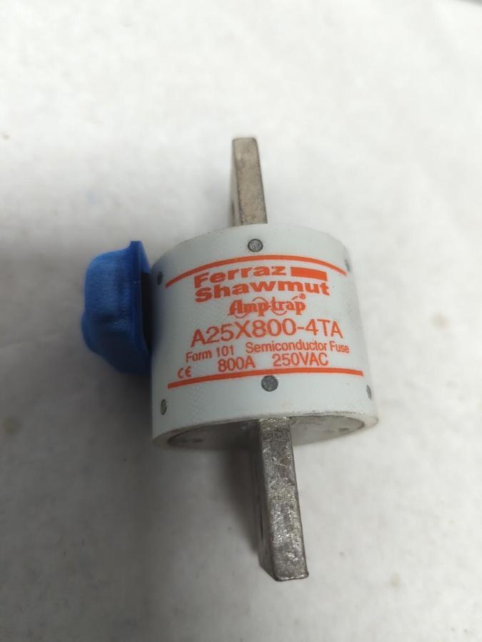 FERRAZ SHAWMUT,A25X800-4TA,SEMICONDUCTOR FUSE 800A 250VAC NOS