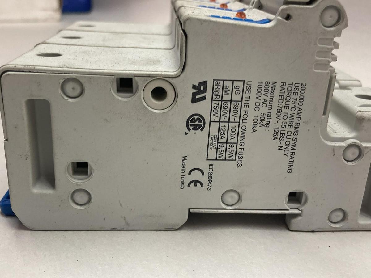 Used Ferraz Shawmut,US2231,Utlrasafe 800Vac 125A 50/100kA