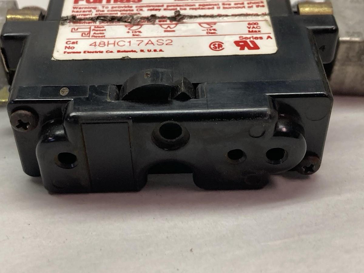 Used Furnas,48HC17AS2,Bi-metel OL Relay 600Vac