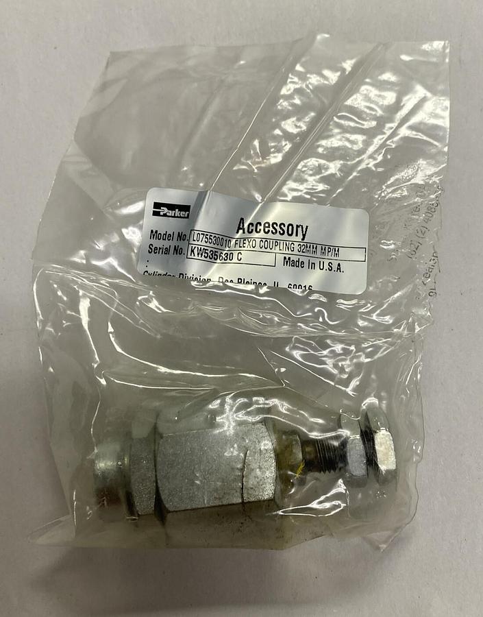 Used PARKER,L075530010,FLEXO COUPLING 32MM MP/ME NEW