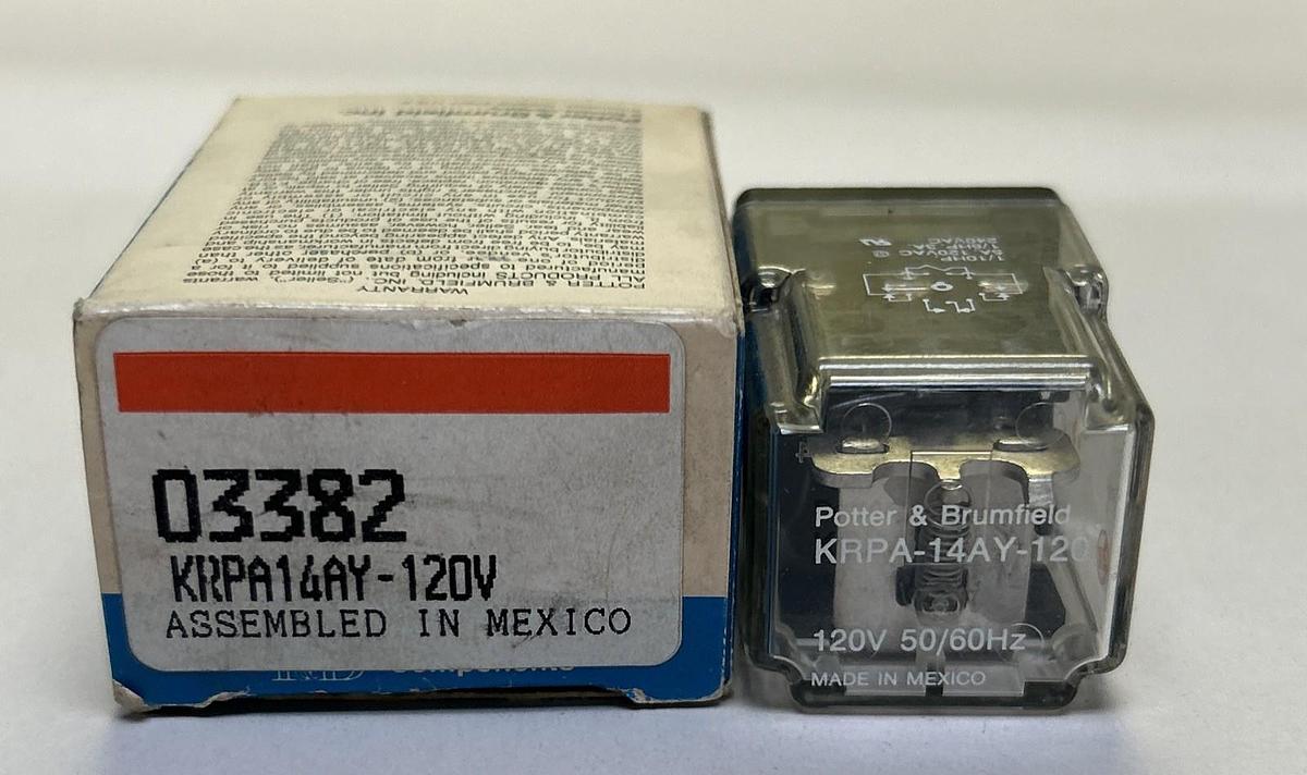 POTTER & BRUMFIELD,KRPA14AY,RELAY NOS