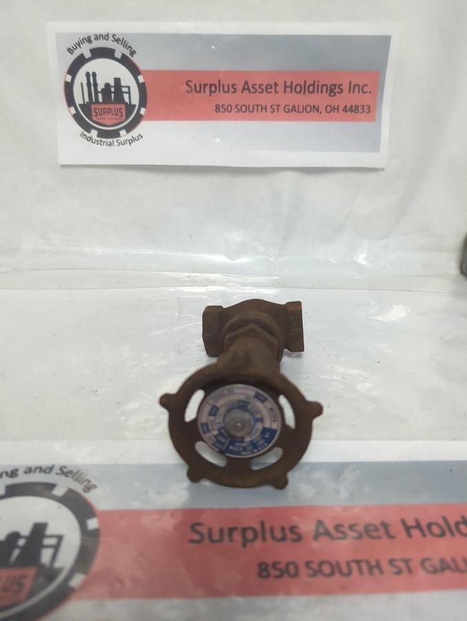 Used HENRY VOGT,E-30103-R9,GATE VALVE 3/8 INCH PRE-OWNED