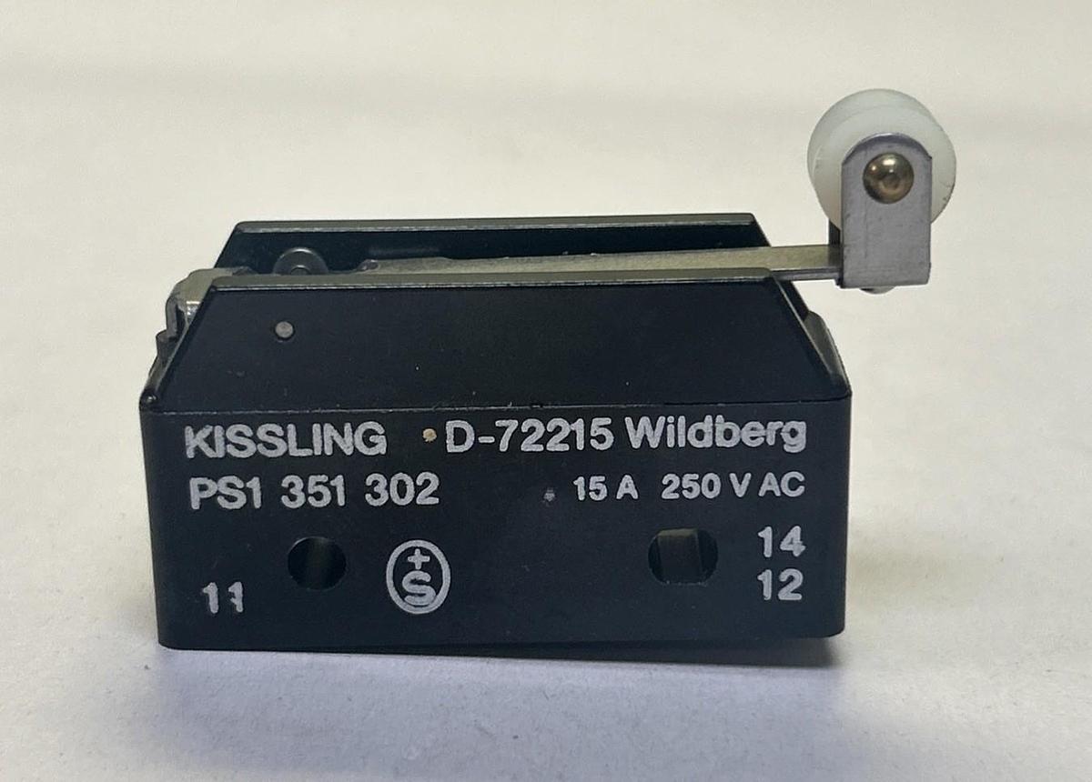 Used KISSLING,D-72215,LIMIT SWITCH TOP PLUNGER ROLLER