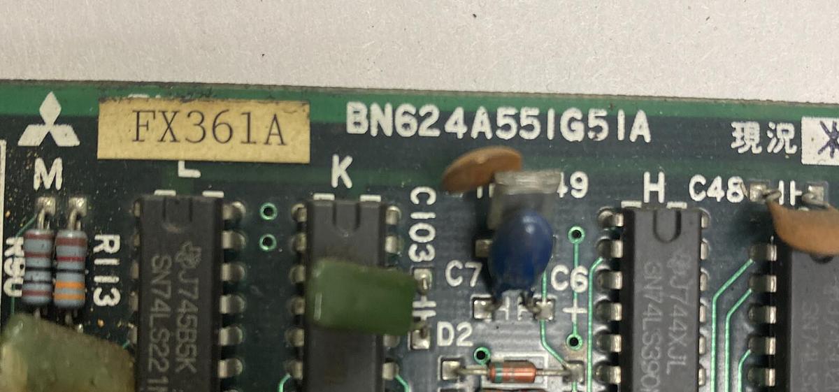 Used MITSUBISHI,FX361A / BN624A551G51A,CIRCUIT BOARD