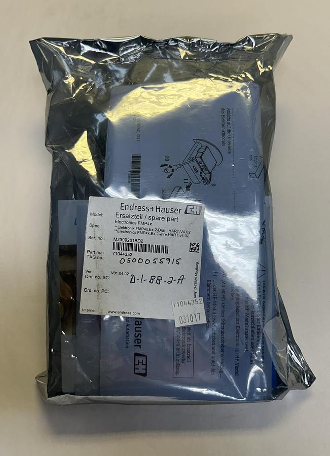 Used ENDRESS & HAUSER,71044352,MAIN PROCESSOR MODULE NEW