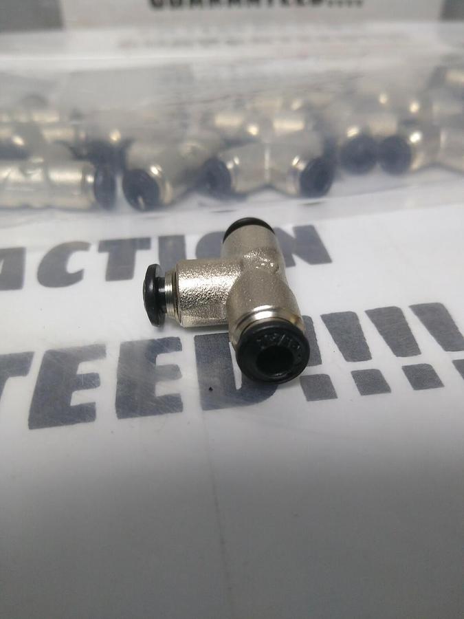 UNBRANDED,61761227,TUBE UNION TEE 4MM OD NICKLE PLATED BRASS LOT OF 17