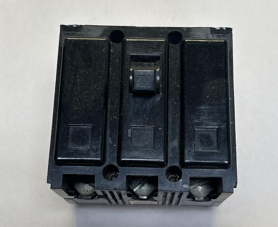 Used WESTINGHOUSE,BA3020H,CIRCUIT BREAKER 20A 240V 3P