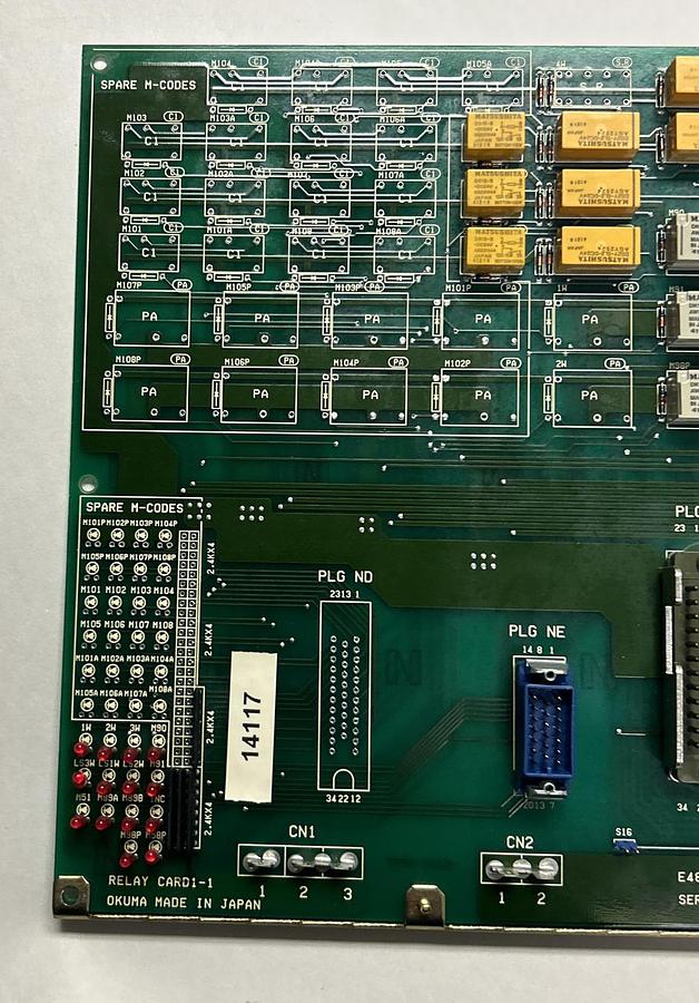 Used OKUMA,E4809-770-033-1,RELAY BOARD
