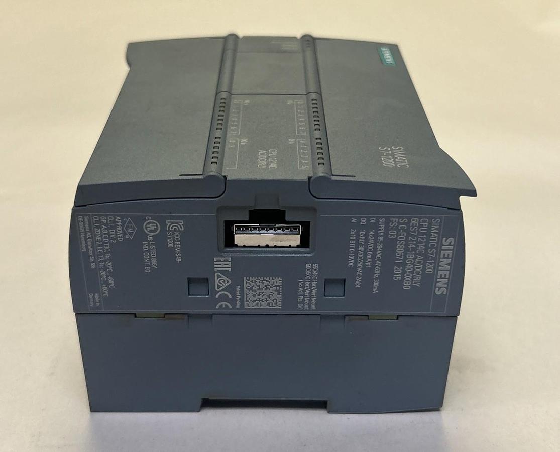 Used SIEMENS,6ES7214-1BG40-0XB0,SIMATIC S7-1200 MODULE