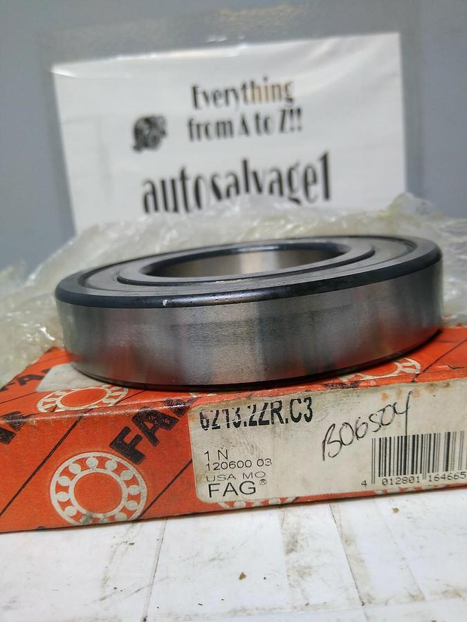 Used Fag,6213-2ZR-C3,Deep Groove Ball Bearing NOS