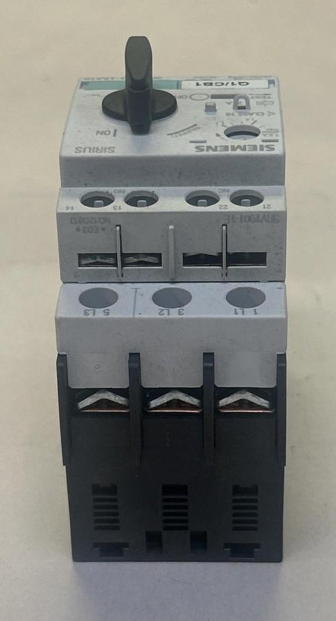 Used SIEMENS,3RV1021-1AA10,MOTOR STARTER