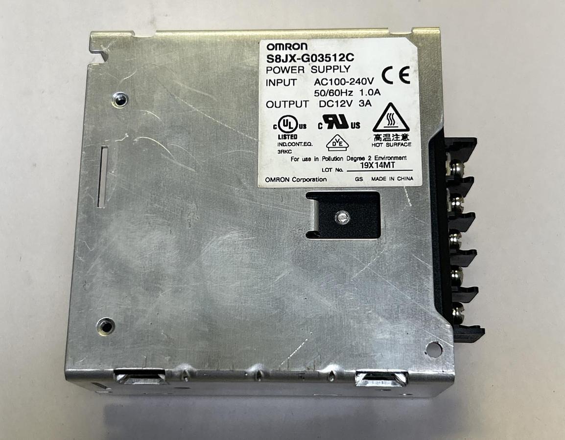Used OMRON,S8JX-G03512C,POWER SUPPLY