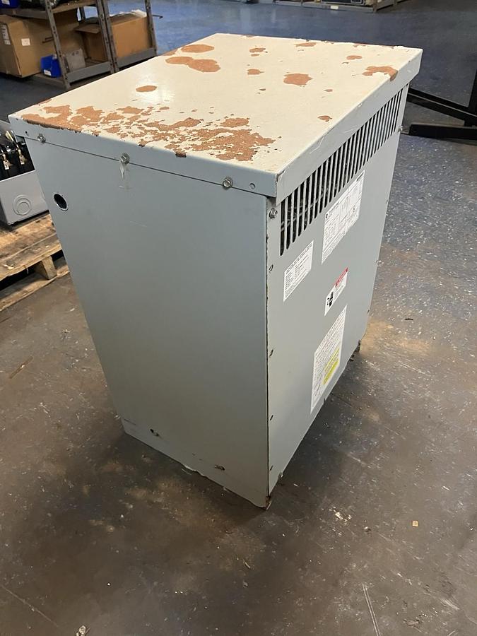 Used GE,9T8382671,TRANSFORMER 25KVA HV 480 LV 240/120V 1PH