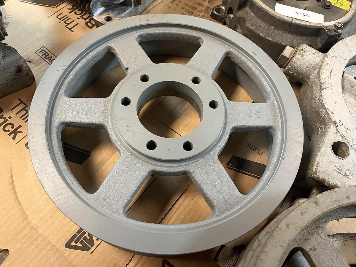 TB WOODS,15" OD,SHEAVE 4 GROOVE BORE 3-11/16"