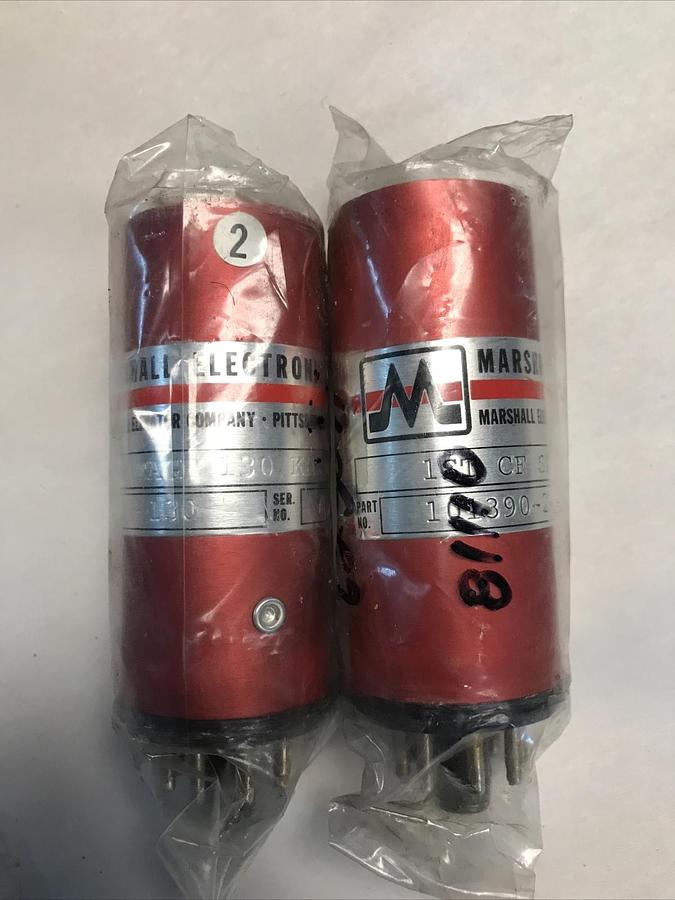 Marshall Electric,101390-2-160 ,Relay 1ST-CF-Stage-130-KHZ Lot of 2 NOS