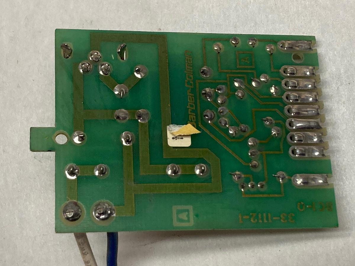 Used Barber-Colman,33-1112-1,Circuit Board
