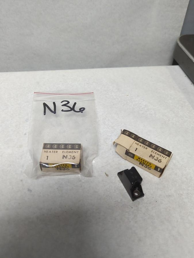 ALLEN BRADLEY,N36,THERMAL OVERLOAD HEATER ELEMENT LOT OF 2 NOS